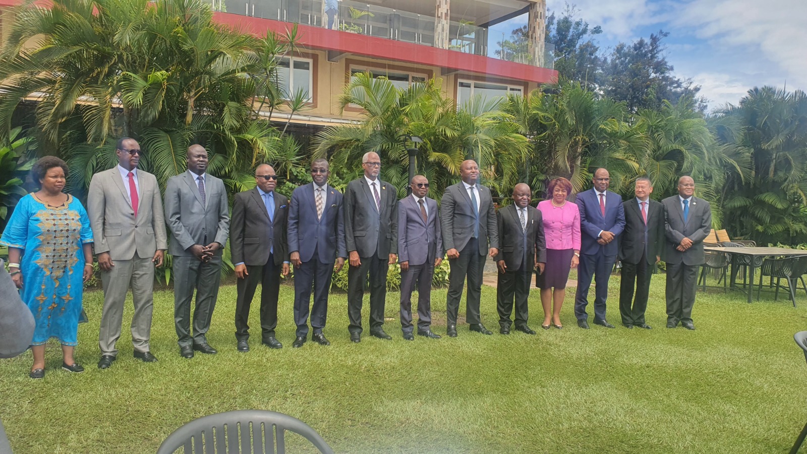 H.E. Amb. Simon Juach Deng attends the meeting of the ministers of Foreign Affairs