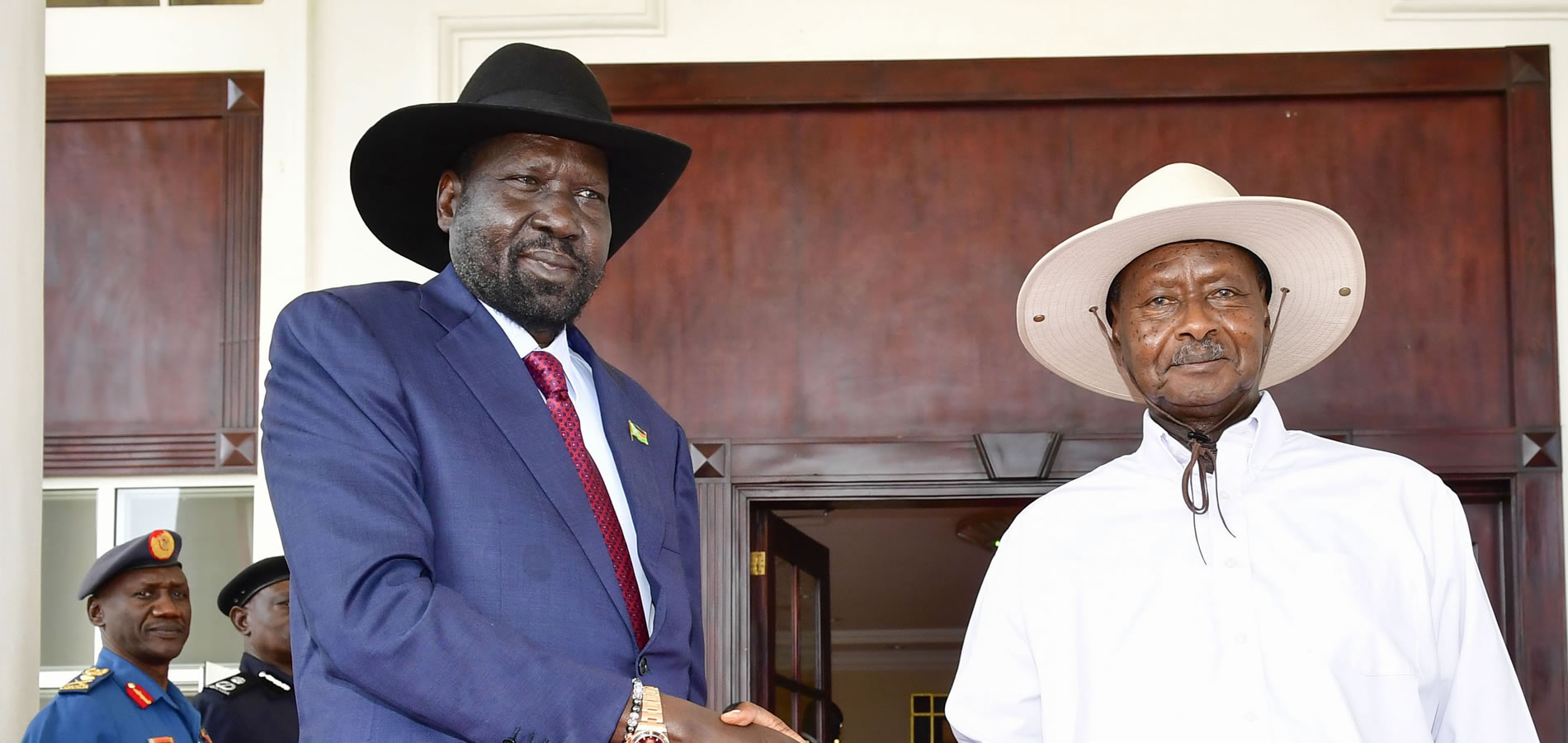 Presidents Museveni, Salva Kiir Hold Bilateral Meeting In Entebbe